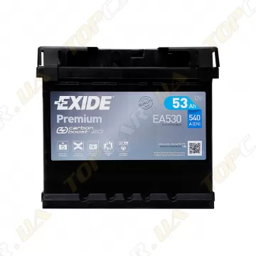 Акумулятор Exide Premium 53Ah R+ 540A