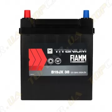 Акумулятор Fiamm Black Titanium 38Ah JL+300A (тонка клема)