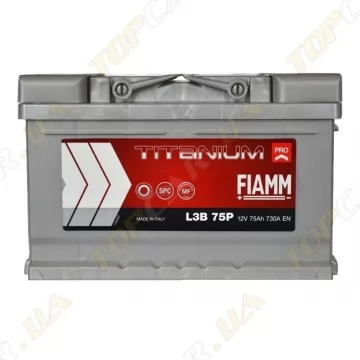 Акумулятор Fiamm Titanium Pro 75Ah R+ 730A (низкобазовый)