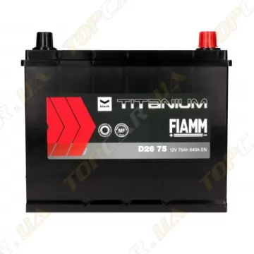 Акумулятор Fiamm Black Titanium 75AH JR+ 640A