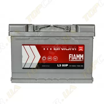 Акумулятор автомобільний Fiamm Titanium Pro 80Ah R+ 730A (корпус 70)