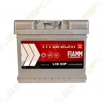 Акумулятор Fiamm Titanium Pro 50Ah R+ 520A (низькобазовий)