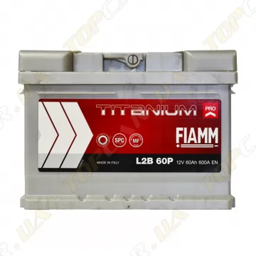 Акумулятор Fiamm Titanium Pro 60Ah R+ 600A (низькобазовий)