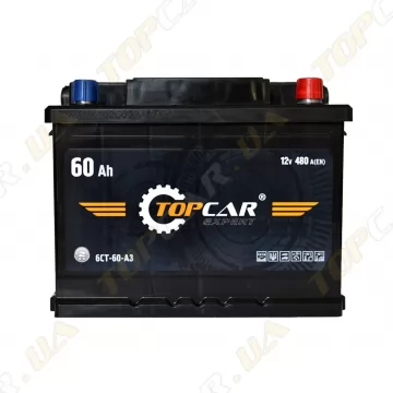 Автомобільний акумулятор Topcar Expert 60Ah R+ 480A