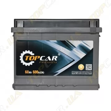 Автомобільний акумулятор Topcar Premium 60Ah R+ 600A