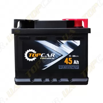 Акумулятор Topcar Korea 45Ah R+ 380A низькобазовий