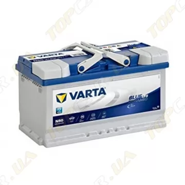 Акумулятор Varta Blue Dynamic Start-Stop EFB (N80) 80Ah R+ 800A