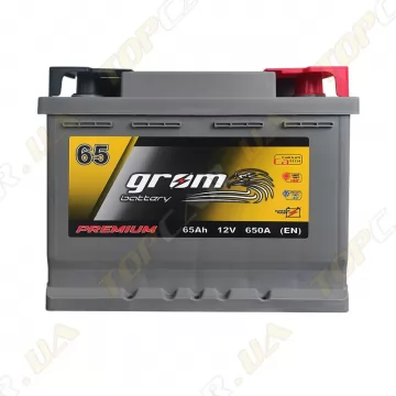 Акумулятор Grom Battery 65Ah 650A R+ (EN)