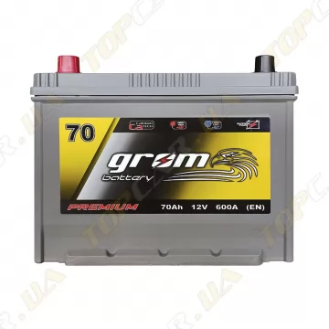 Акумулятор Grom Battery 70Ah 600A JL+ (EN)