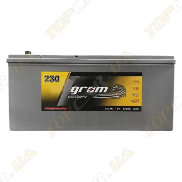 Вантажний акумулятор Grom Truck Battery 230Ah 1300A L+ (EN)