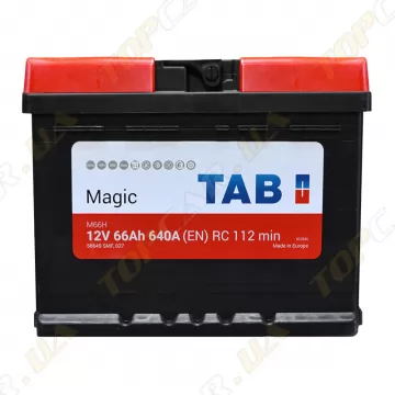 Акумулятор автомобільний TAB Magic 66Ah R+ 640А (En)