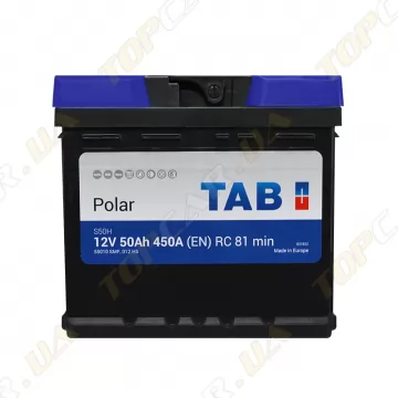 Акумулятор TAB Polar S 50Ah R+ 450A (En)