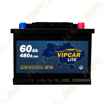 Акумулятор VIPCAR Lite 60Ah R+ 480A
